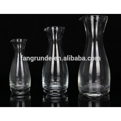 200ml/270ml/650ml thin neck large mouth nice design Glass Decanter