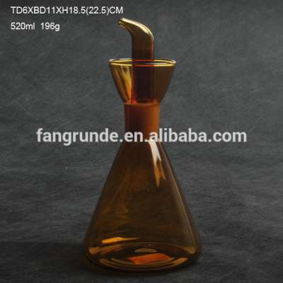 MACHINE MADE TOP QUALITY UNIQUE SHAPE BLOWN GLASS PRODUCTS WITH LID