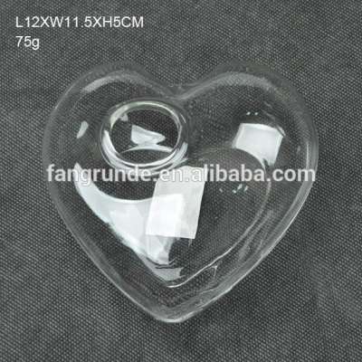 CUSTOMIZED PROMOTIONAL HEART SHAPE GLASS LAMP BLOWN PRODUCTS