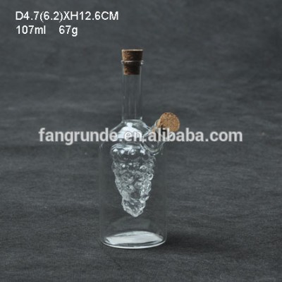 107ml modern crazy selling pretty shape Blown Glass Products