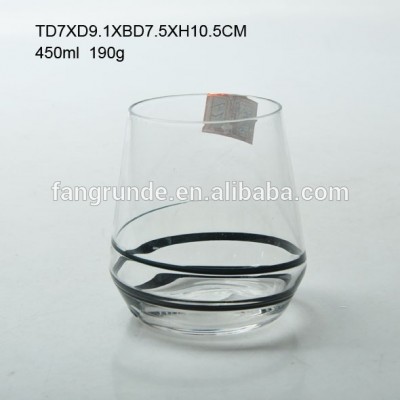 BELLY SHAPED FOR WORLD MARKET WHOLESALE GLASS CUP